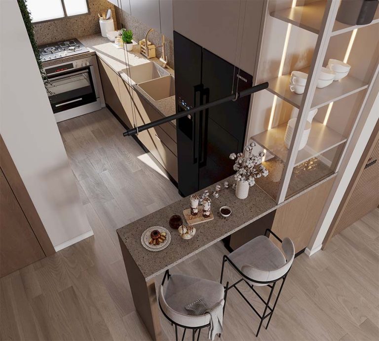 المقاسات الأساسية في المطبخ