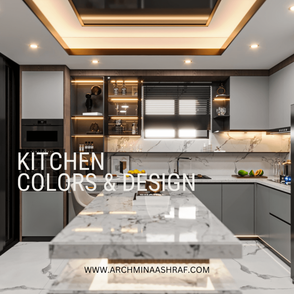 colors and design of kitchen