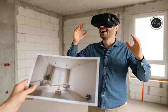 التصميم الداخلي الافتراضي