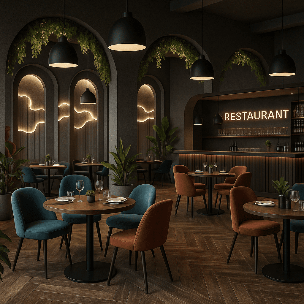 تصميم ديكور مطاعم