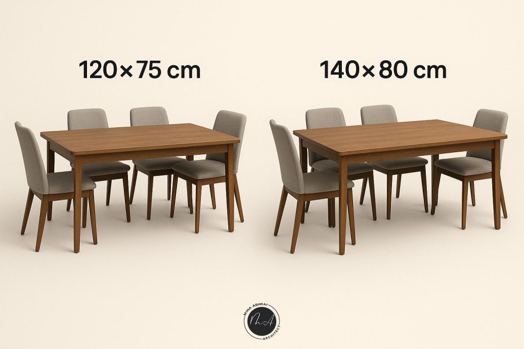 طاولة لأربعة أشخاص