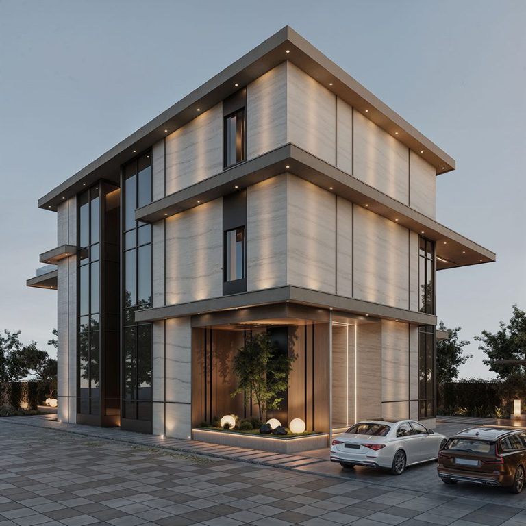 تصميم فيلا خارجية بالسعودية3