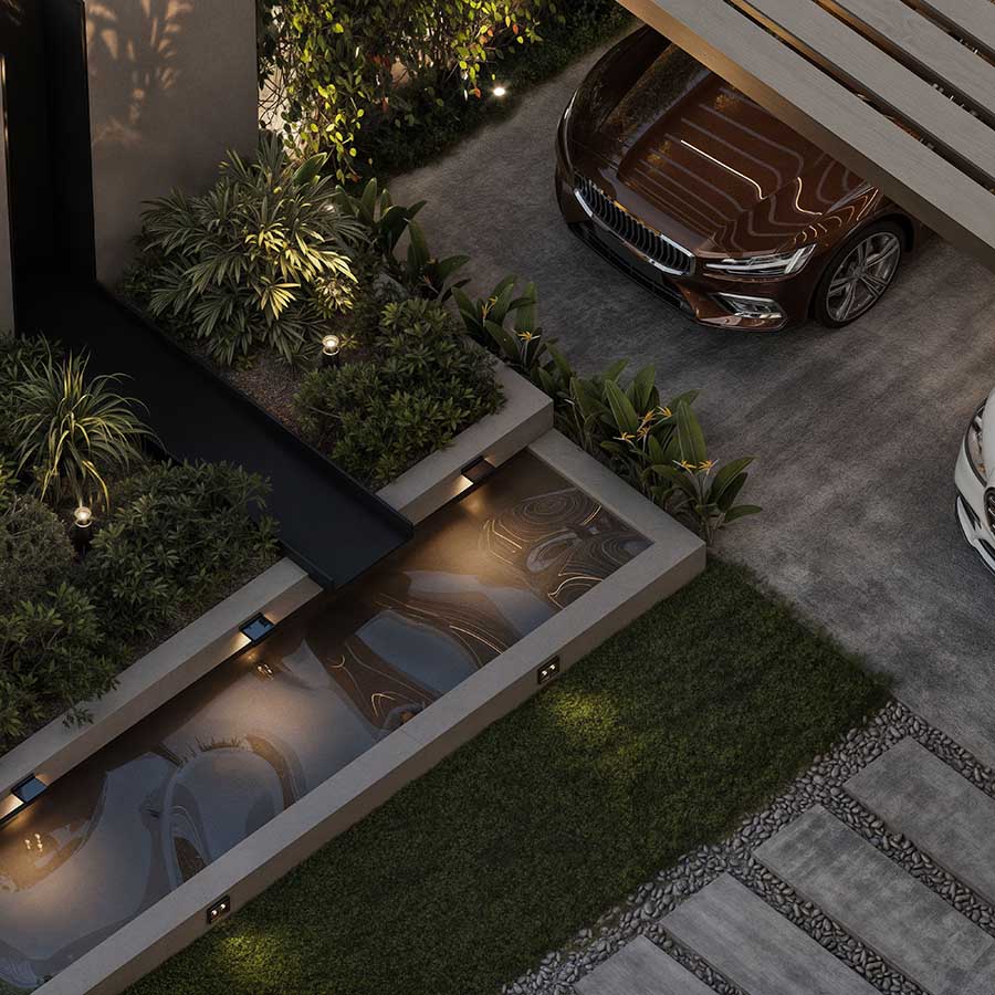 لاند اسكيب فيلا