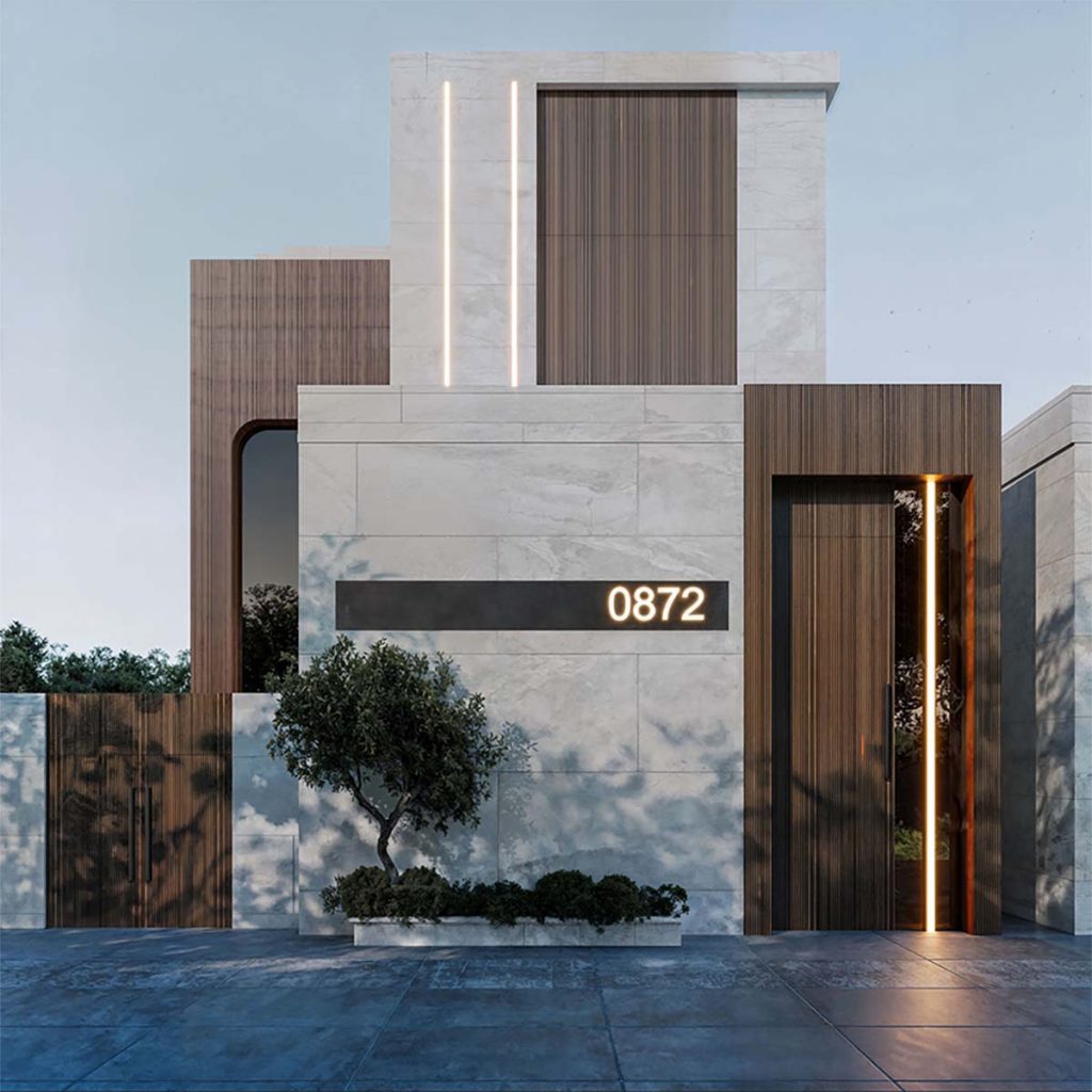 تصميم واجهات منازل 2025