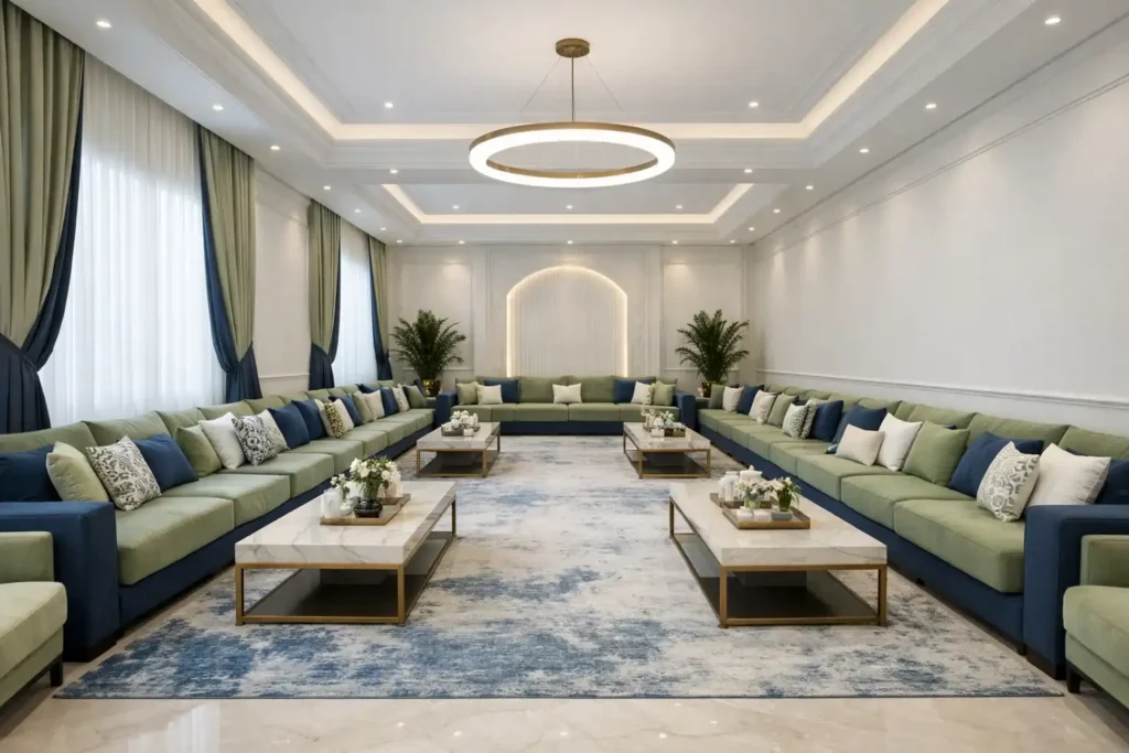 مجلس بألوان الطعبية