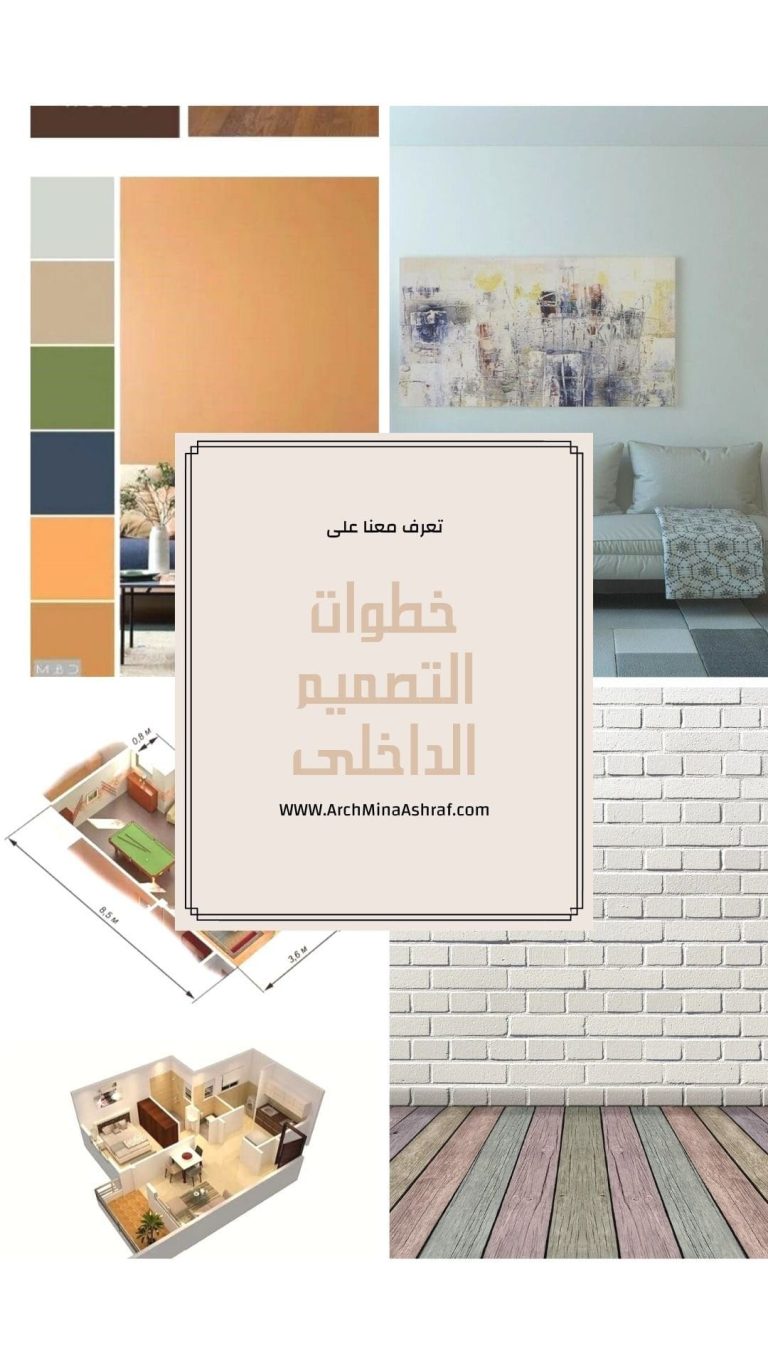 خطوات التصميم الداخلى