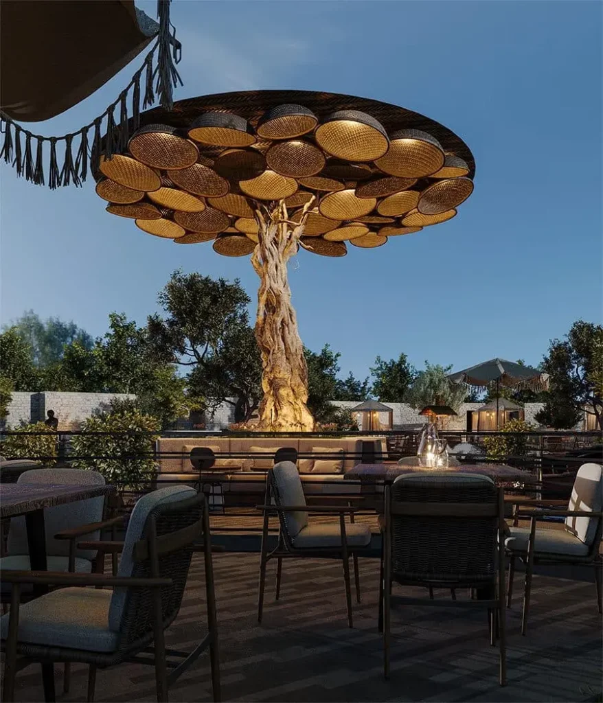 خدمات التصميم الخارجي - مطعم مرجان