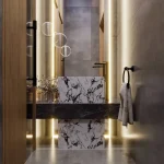 تصميم داخلى ادارى -دورة مياة