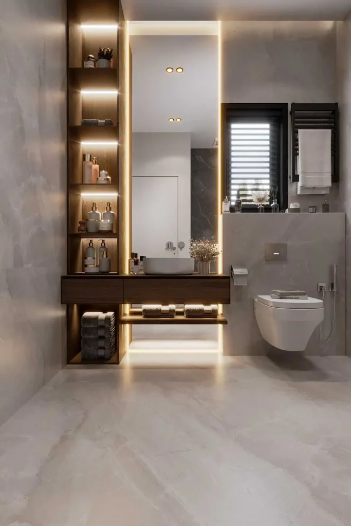 تصميم داخلى بالم هليز - دورة مياة ماستر