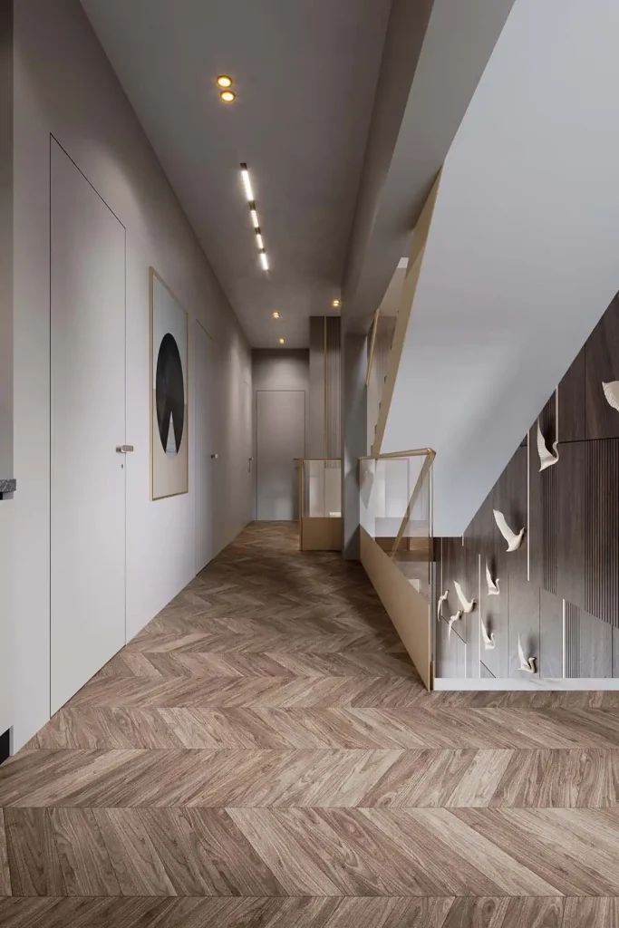 تصميم داخلى بالم هليز - سلم داخلى