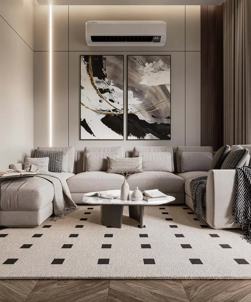 تصميم داخلى بالم هليز - معيشة بطراز المودرن