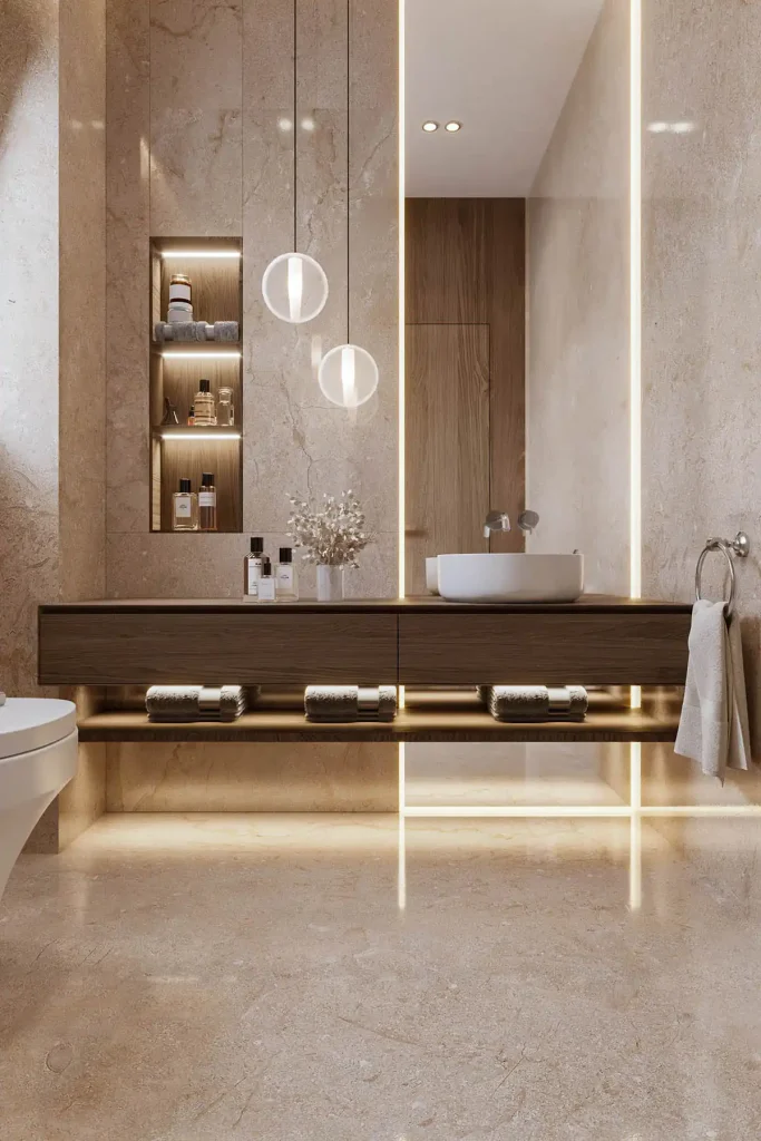 تصميم داخلى بالم هليز - مغاسل