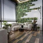 تصميم داخلى تجارى - ديكور نباتى