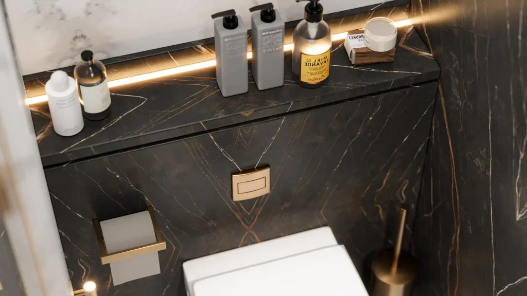 تصميم داخلى شقة سكنية جراندا لايف - اكسسوارات حمام