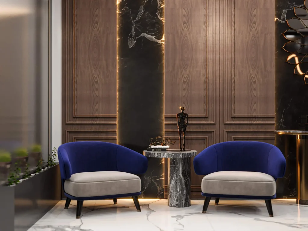 تصميم داخلى شقة سكنية جراندا لايف - خشب