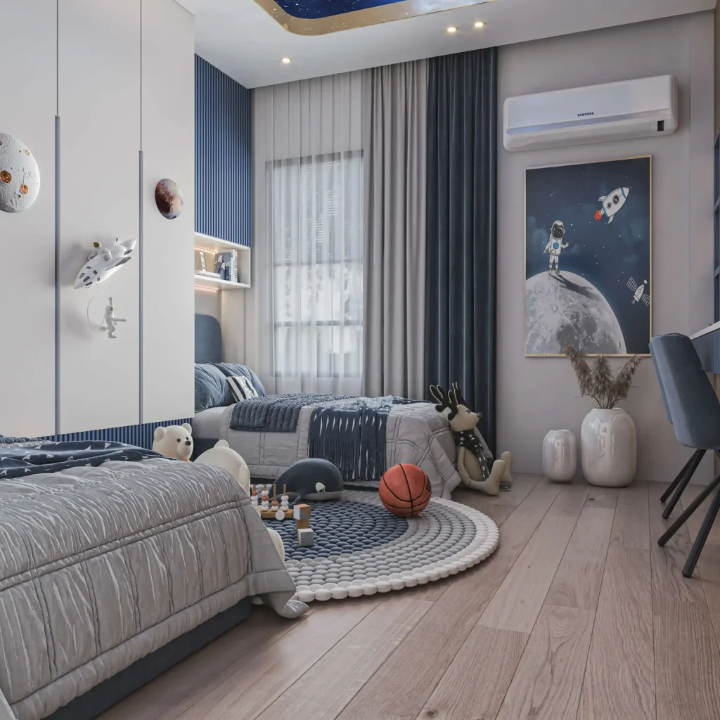 تصميم داخلى شقة سكنية جراندا لايف - غرف اطفال