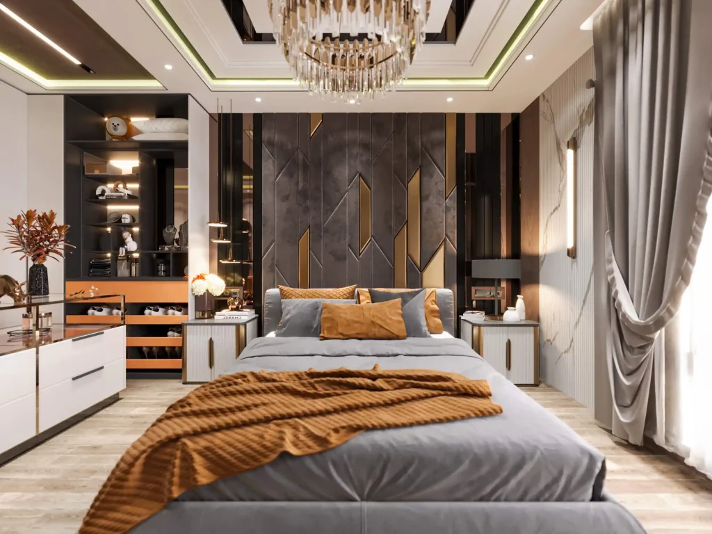 تصميم داخلى شقة سكنية جراندا لايف - غرف ماستر