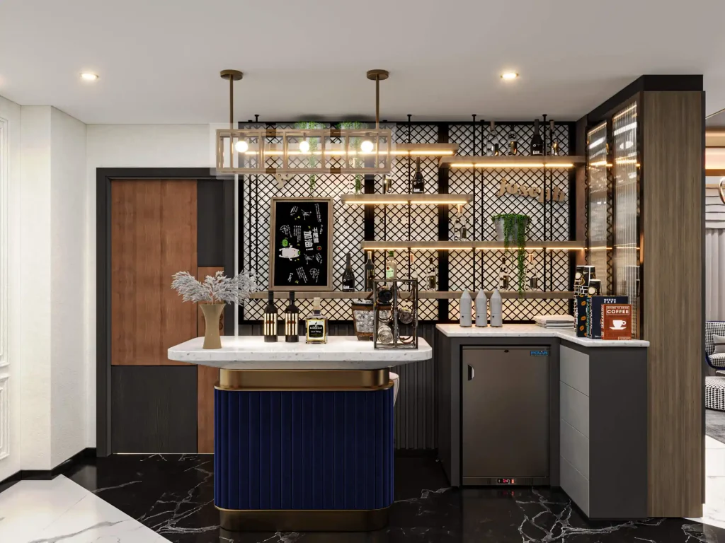 تصميم داخلى شقة سكنية جراندا لايف - كوفى كورنر