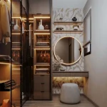 تصميم داخلى شقة سكنية صغيرة - دريسنج