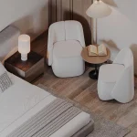 تصميم داخلى شقة سكنية صغيرة - غرفة نوم