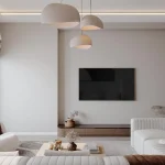 تصميم داخلى شقة سكنية صغيرة - مودرن