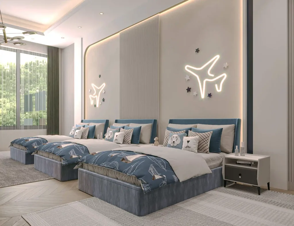 تصميم داخلى غرفة نوم اطفال
