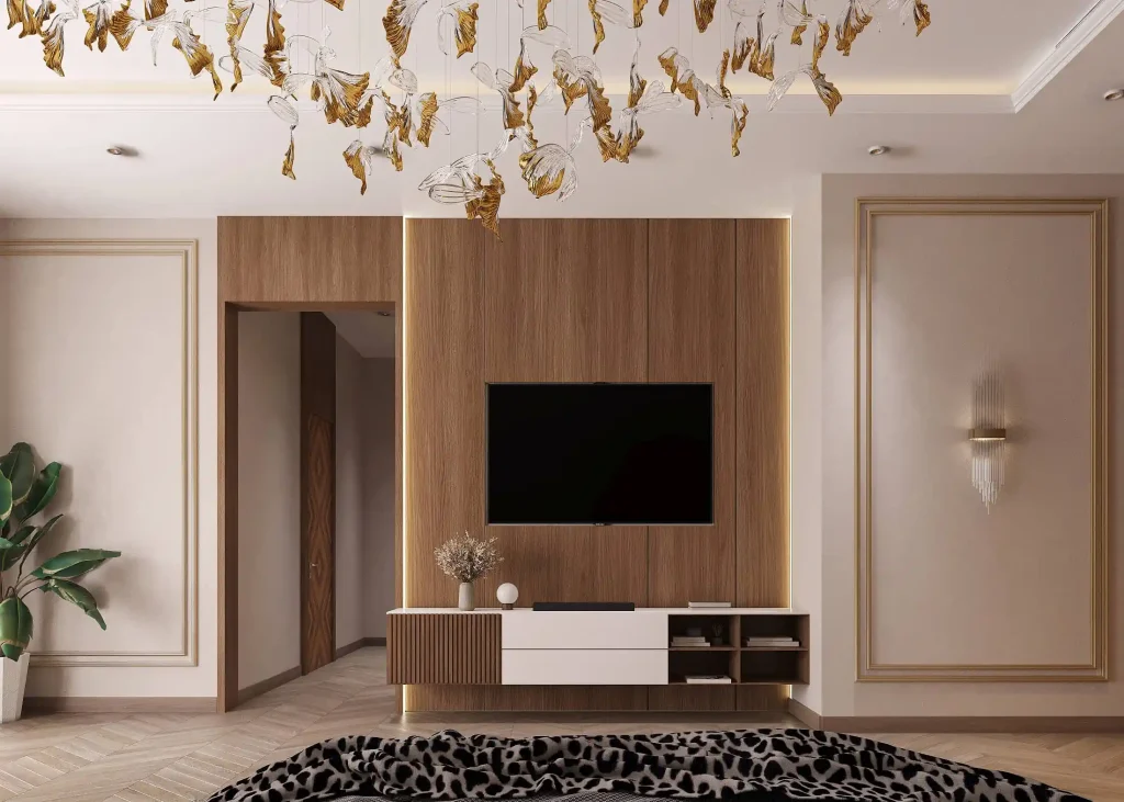 تصميم داخلى غرفة نوم ماستر سعودية ديكورات خشبية