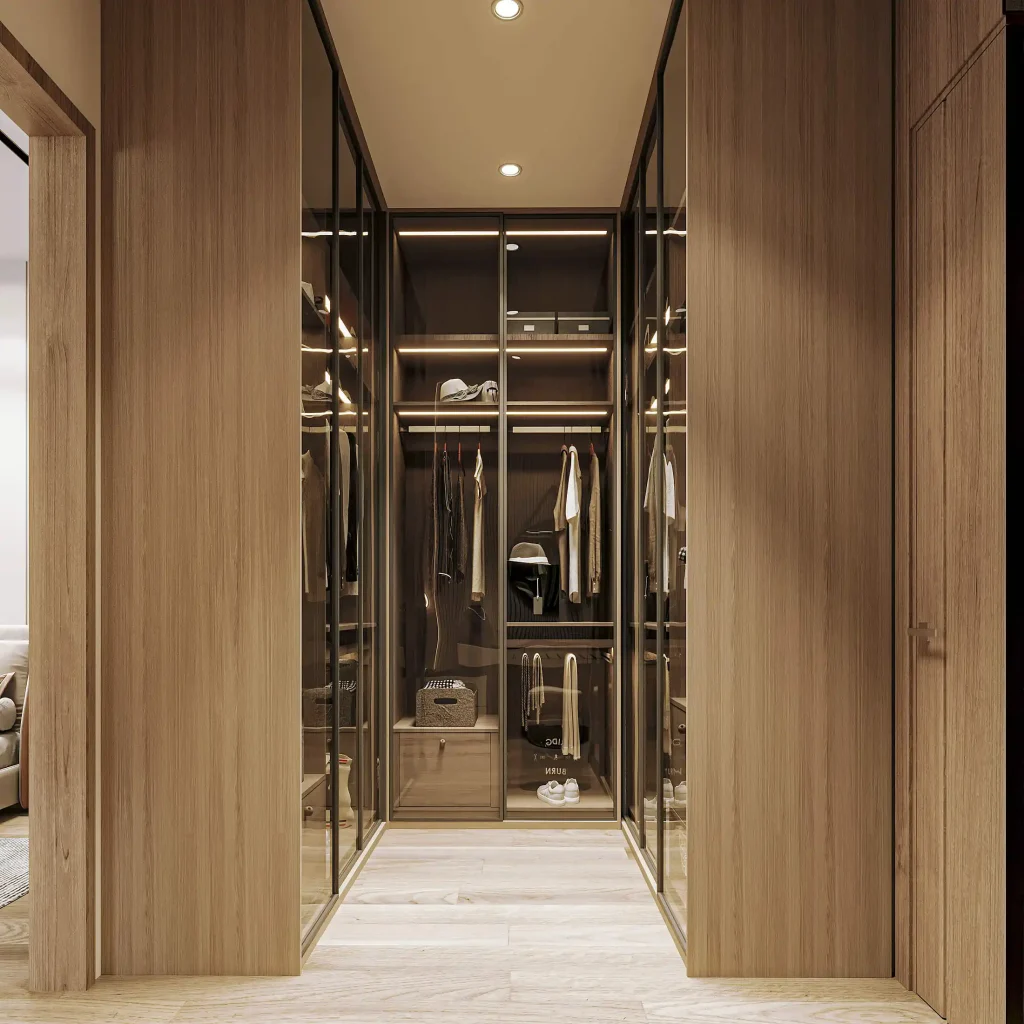 تصميم داخلى فيلا فى السعودية طابق ملحق - دريسنج