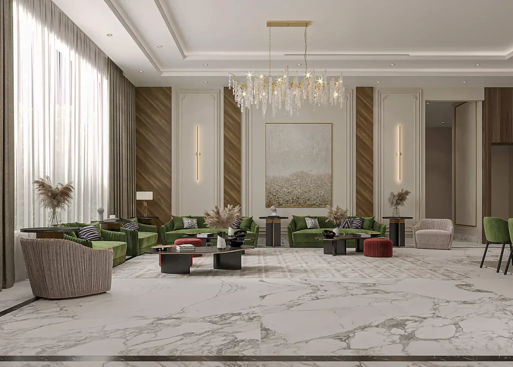 تصميم داخلى مجلس كبير