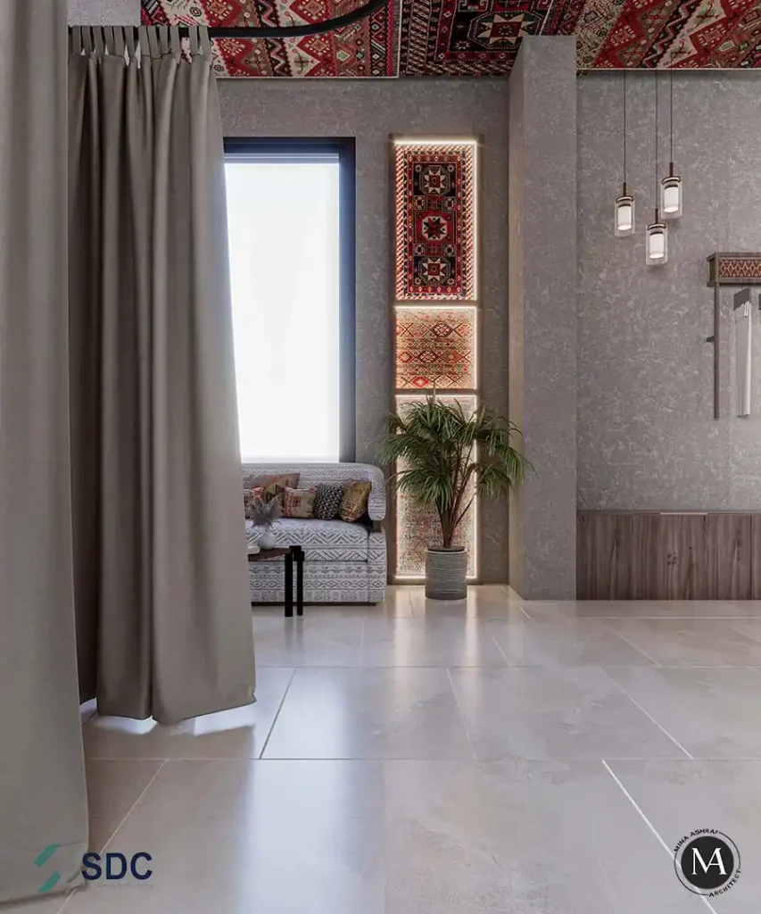 تصميم داخلى محل خياطة - ديكور