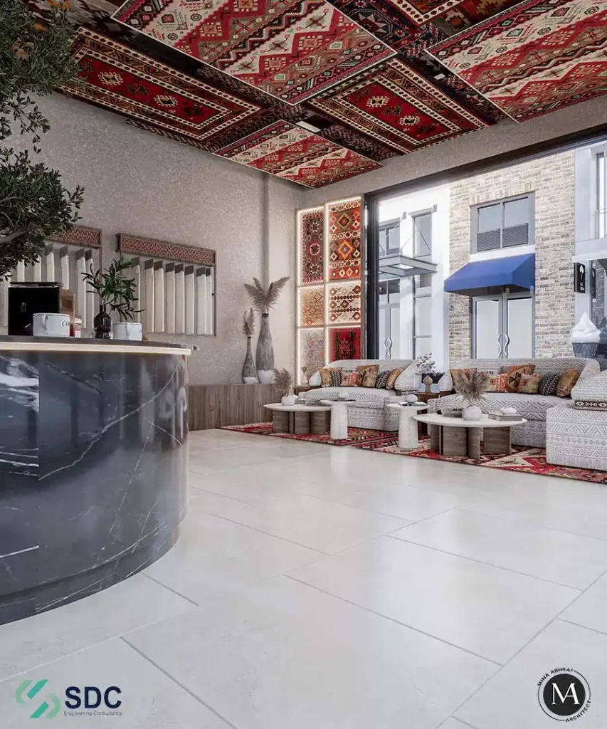 تصميم داخلى محل خياطة - مميز