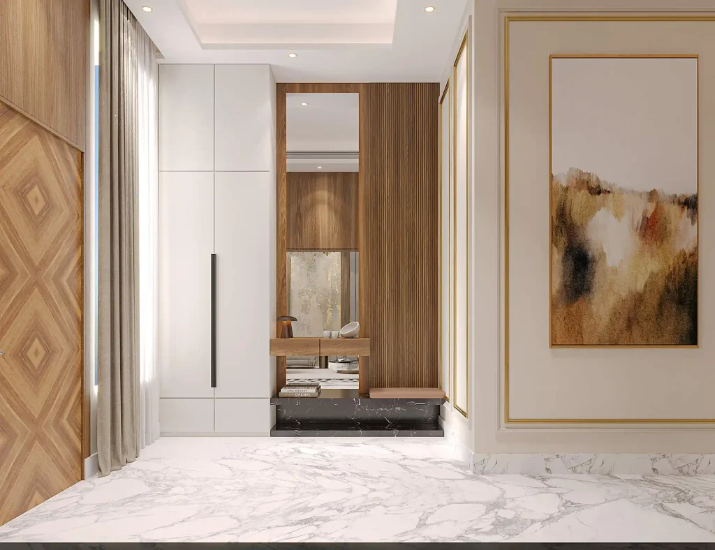 تصميم داخلى مدخل فيلا