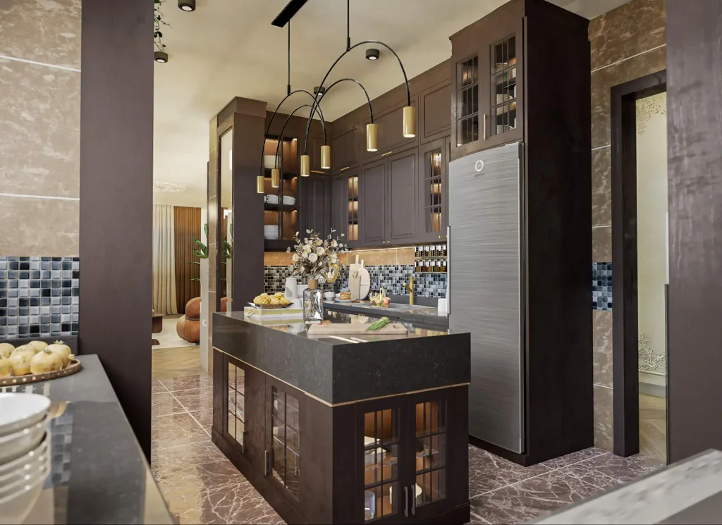 تصميم داخلى مطبخ كلاسيك