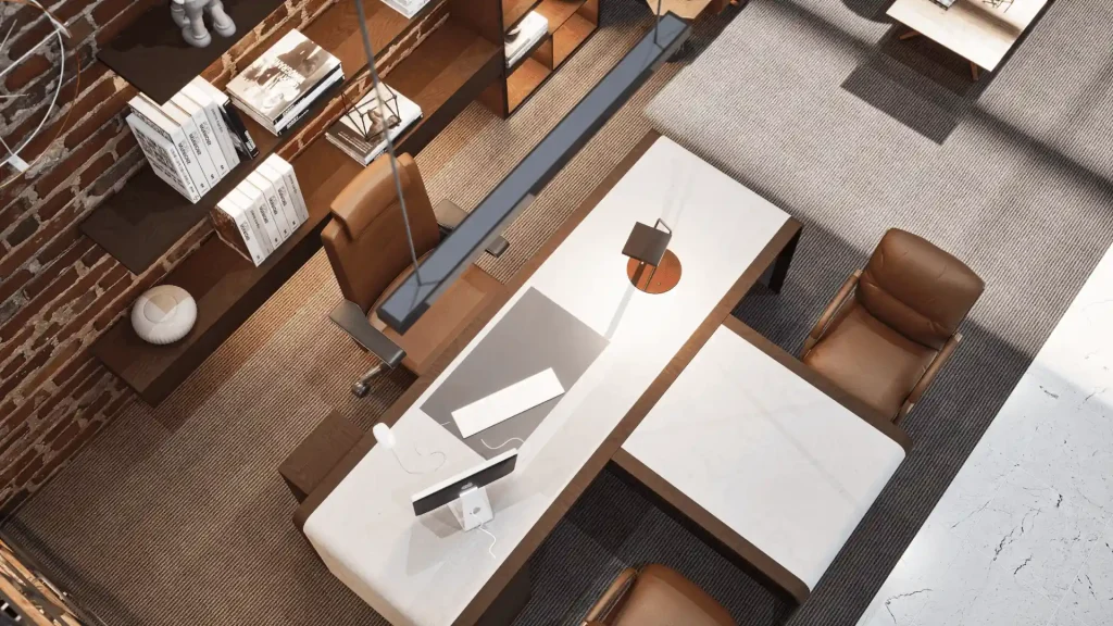 تصميم داخلى مكتب هندسى - مكتب المدير