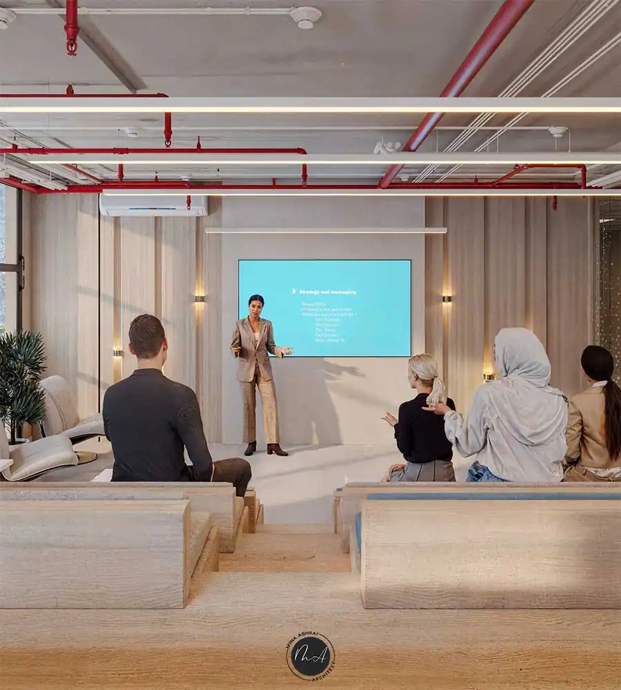 تصميم داخلي ادارى - برزنتيشن