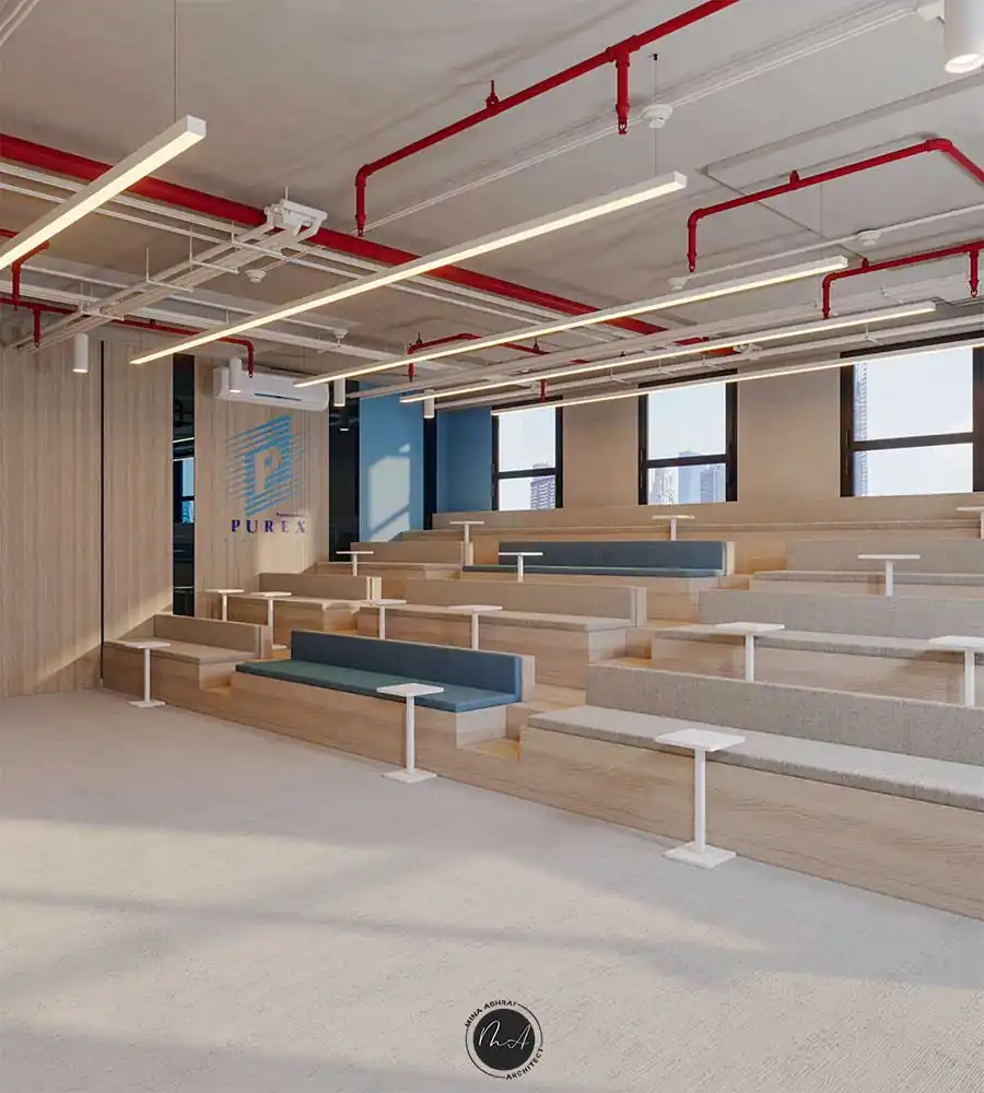 تصميم داخلي ادارى- غرفة عرض