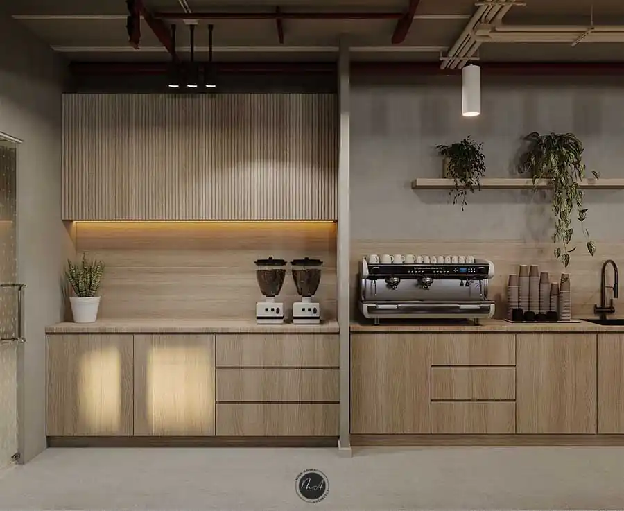 تصميم داخلي ادارى - كوفى كورنر