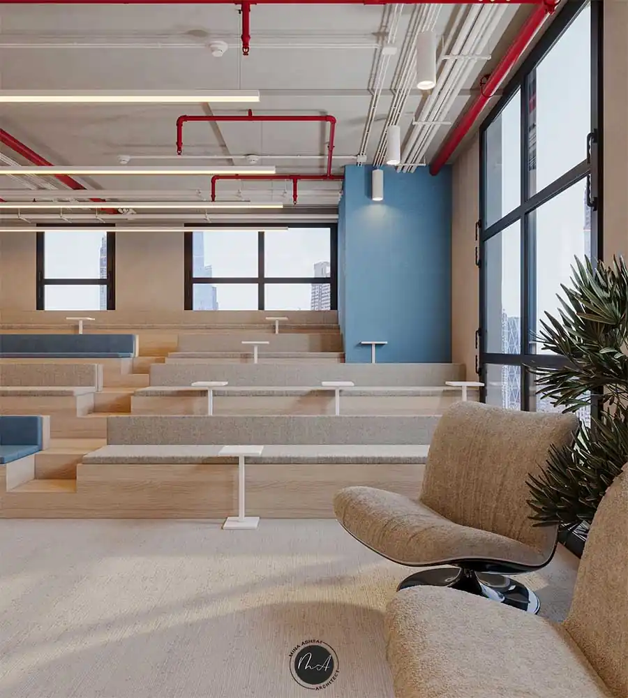 تصميم داخلي ادارى - مدرج