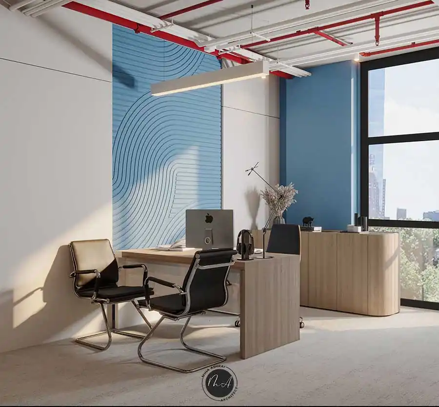 تصميم داخلي ادارى - مكتب عمل