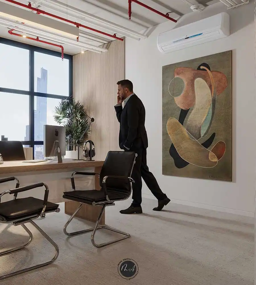 تصميم داخلي ادارى - مودرن