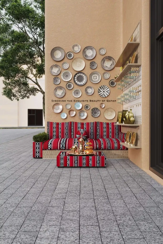 تصميم محل فى قطر ديكور حوائط