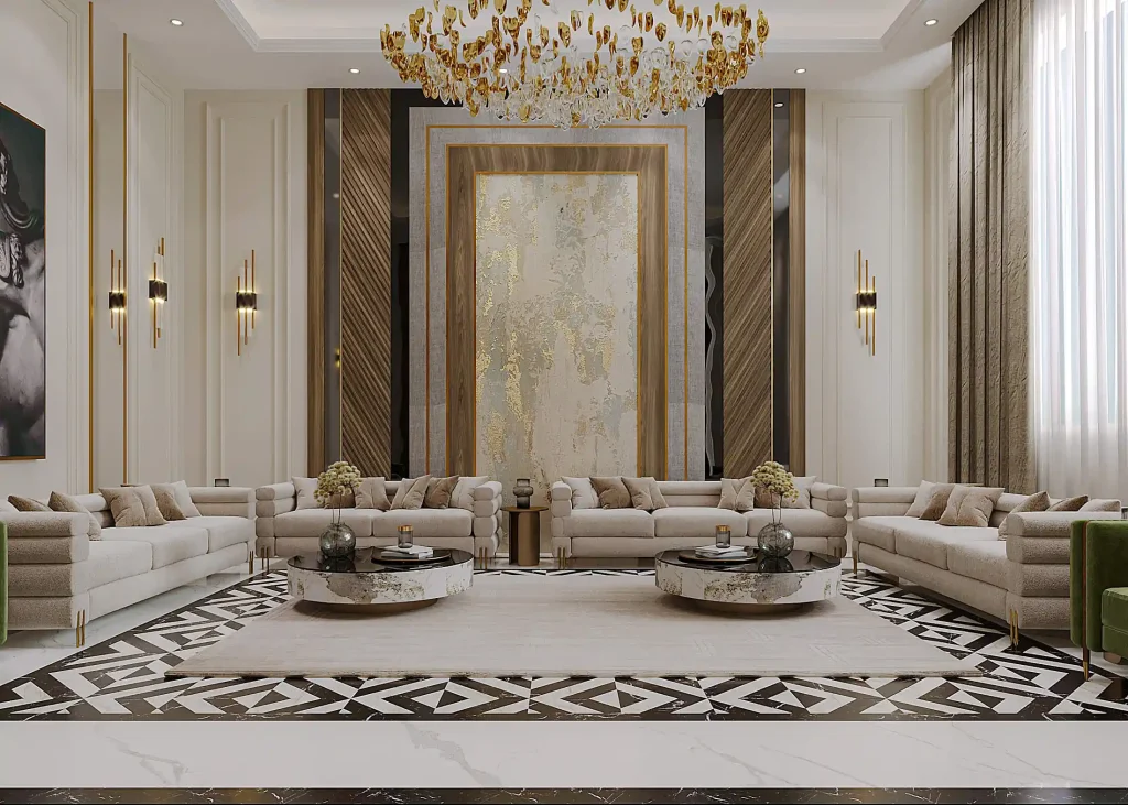 مجلس فاخر فى السعودية طابق ارضى