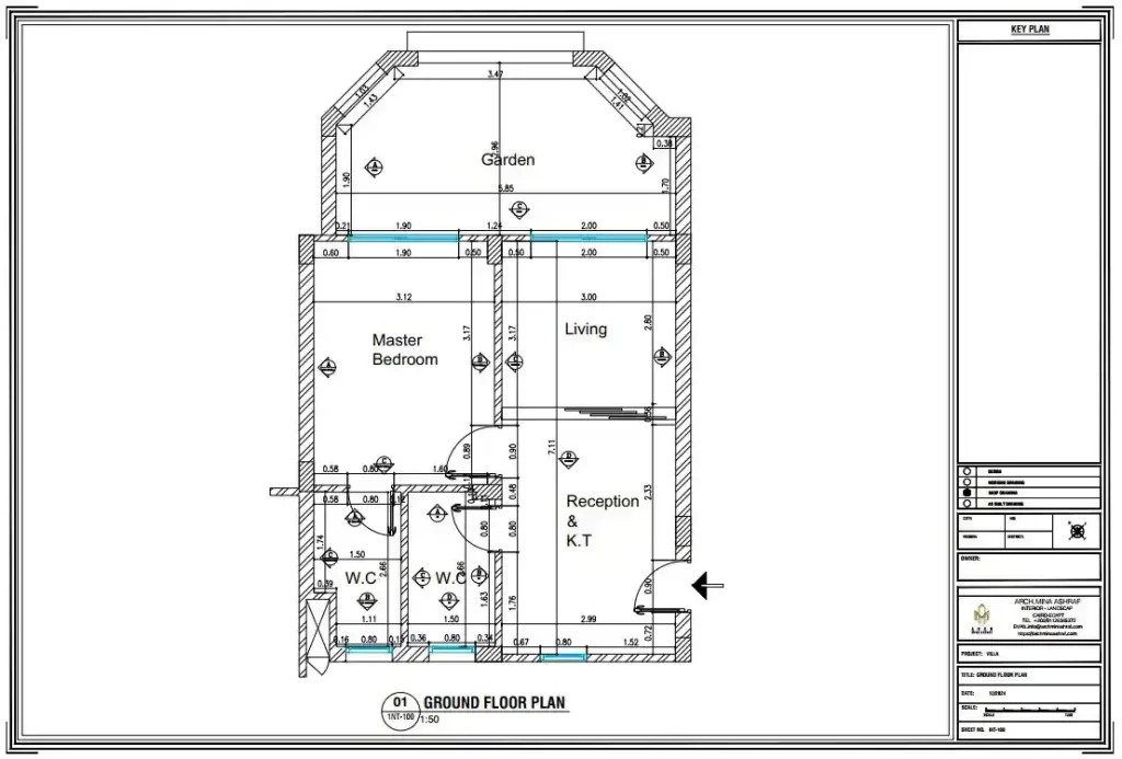 مخطط معمارى لشالية