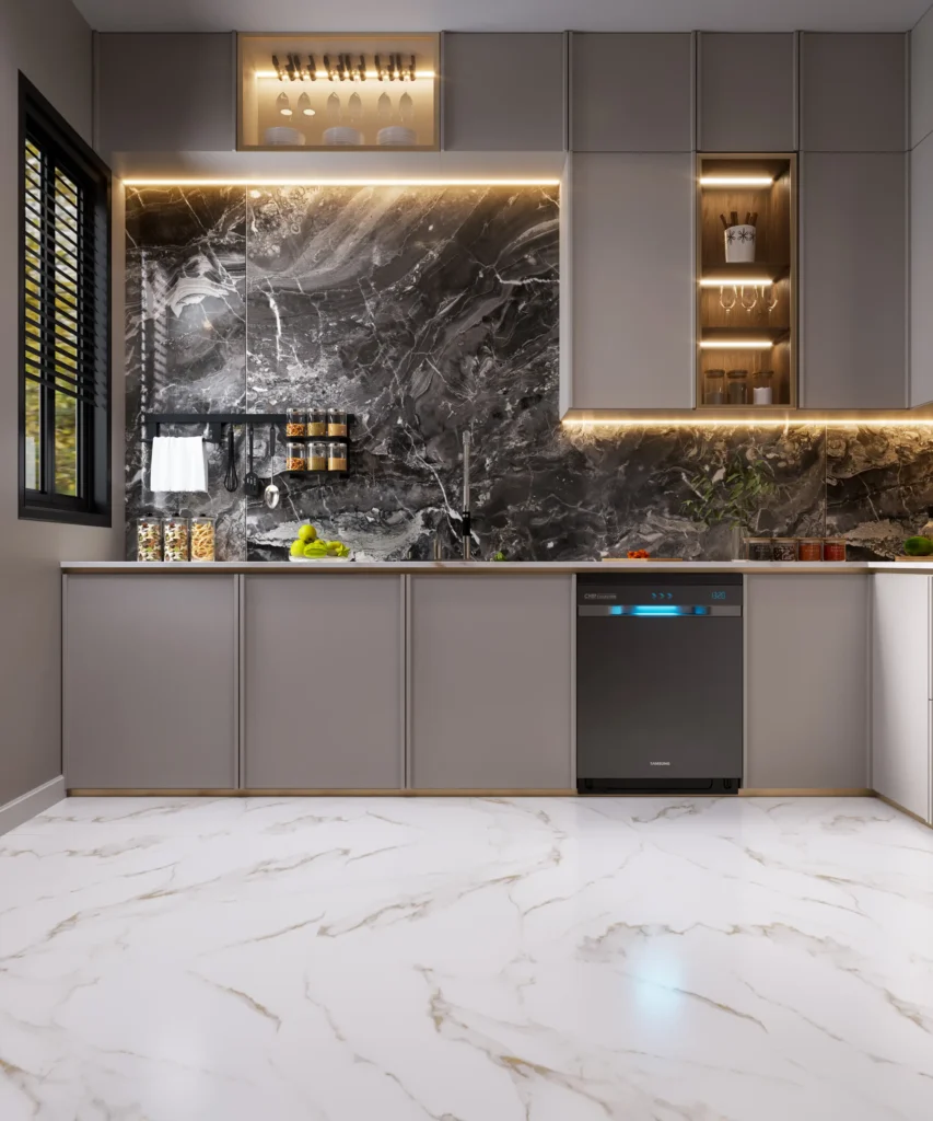 تصميم مطبخ بالم هيلز -3