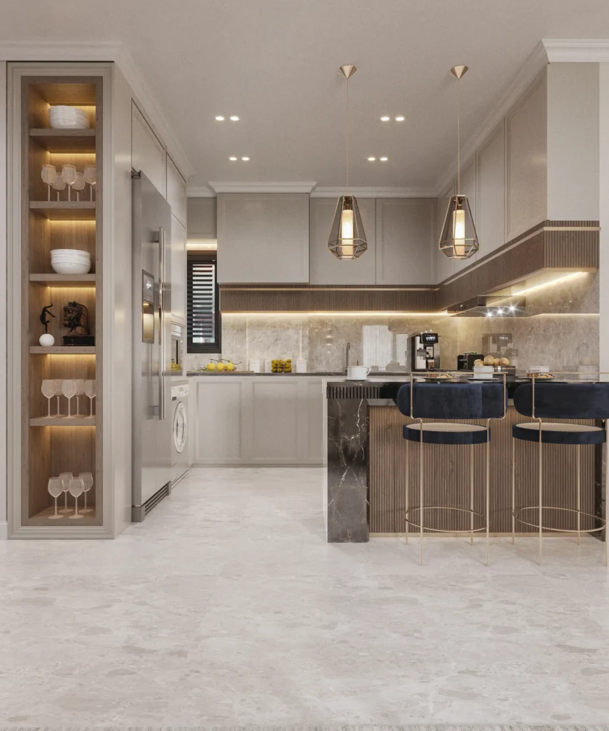 تصميم مطبخ جولدن جيتس -2