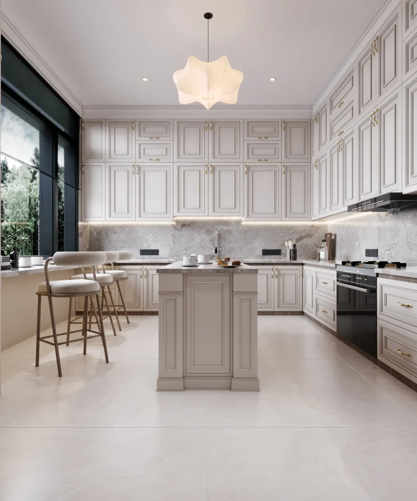 تصميم مطبخ كبير - السعودية